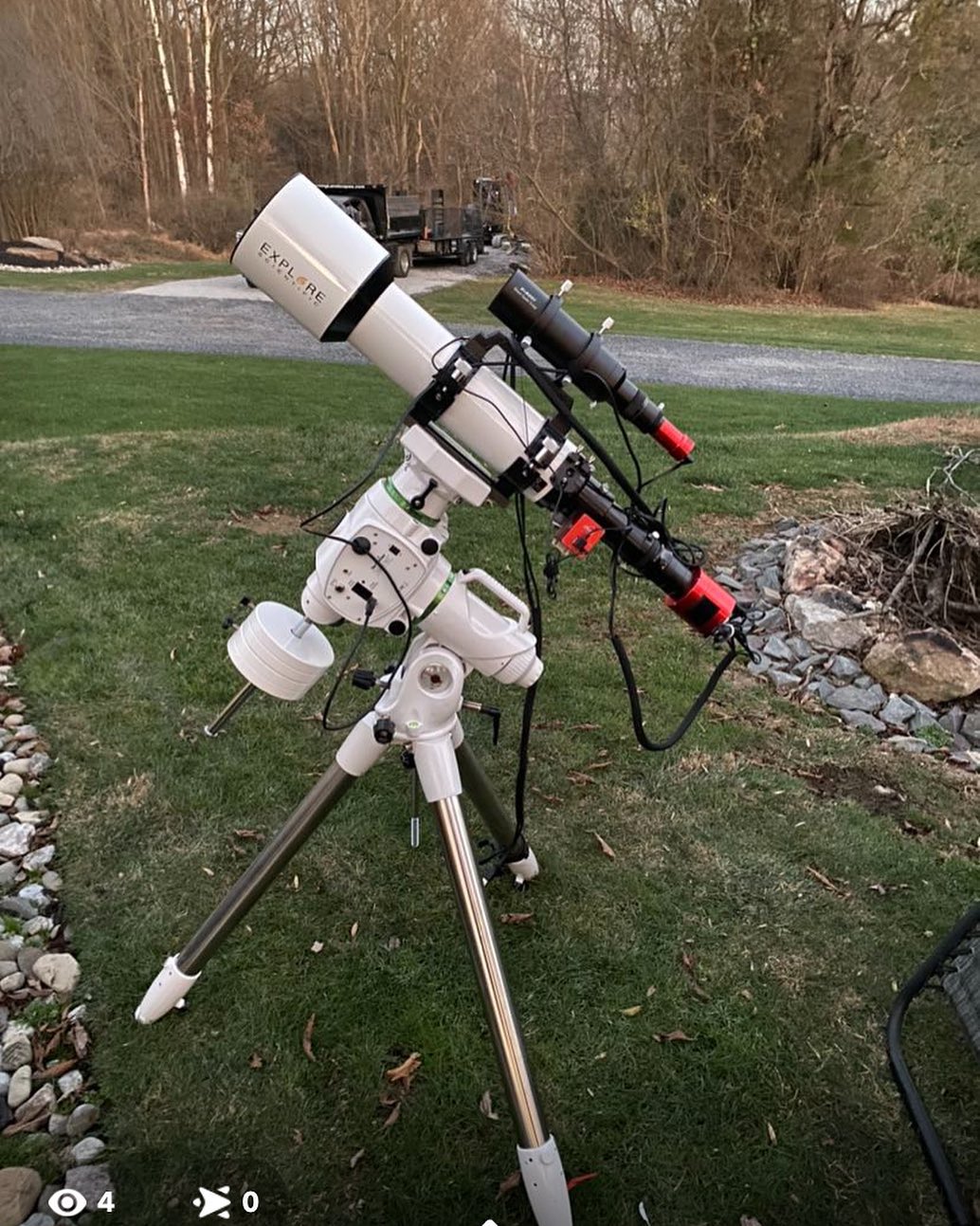 The rig · ES + AM5